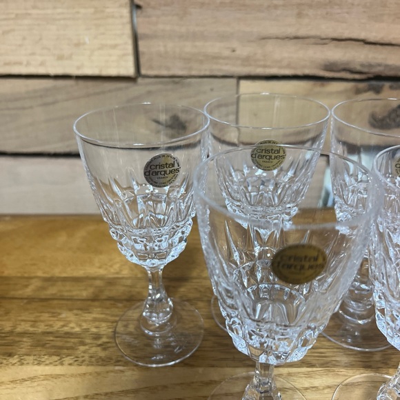 Set Of 6 CRISTAL D'ARQUES-DURAND Cordial Glasses - Picture 2 of 7